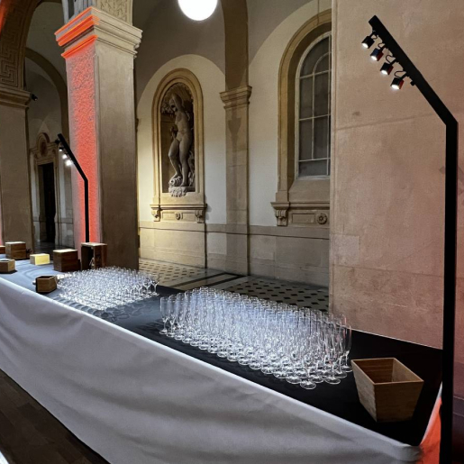 éclairage ponctuel de soirée à Vulaines-sur-Seine près de Fontainebleau en Seine-et-Marne 77