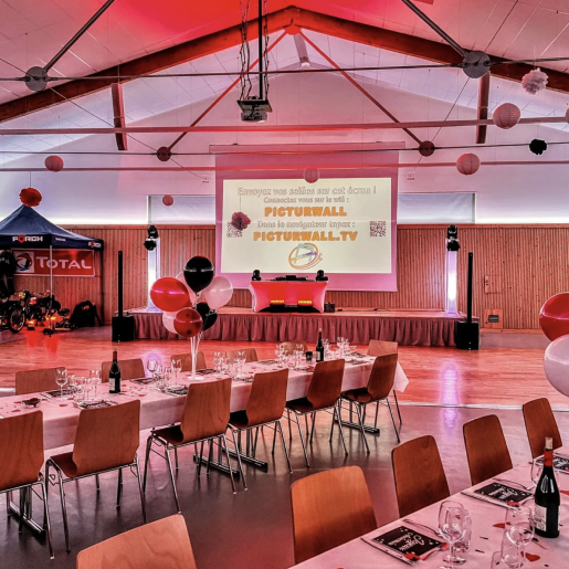 Picturwall à fumée lourde à Vulaines-sur-Seine près de Fontainebleau en Seine-et-Marne 77
